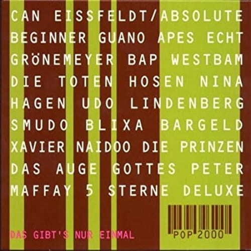 Absolute Beginner - POP 2000 - Das gibt's nur einmal cover okładka.jpg