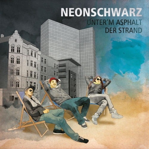 Neonschwarz – Unter'm Asphalt Der Strand cover okładka.jpg