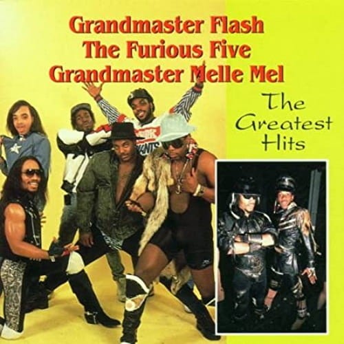 Grandmaster Flash &amp; The Furious Five, Grandmaster Melle Mel ‎– The Greatest Hits cover okładka.jpg