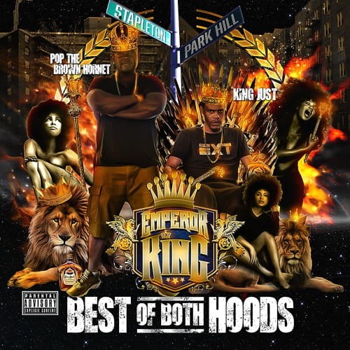King Just, Pop Da Brown Hornet – Best Of Both Hoods cover okładka.jpg