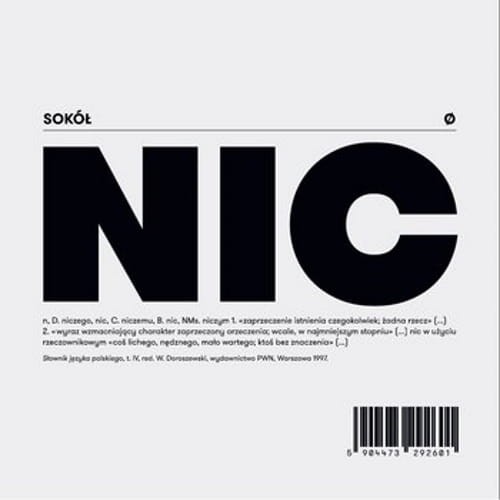 Sokół – NIC cover okładka.jpg