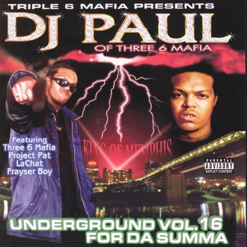 DJ Paul &amp; Three 6 Mafia - Underground Vol. 16 - For Da Summa cover okładka.webp