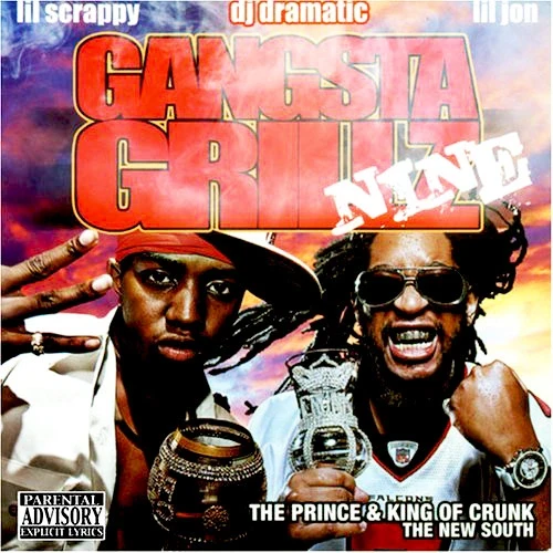 Lil Scrappy &amp; DJ Drama &amp; Lil Jon - Gangsta Grillz Nine cover okładka.webp