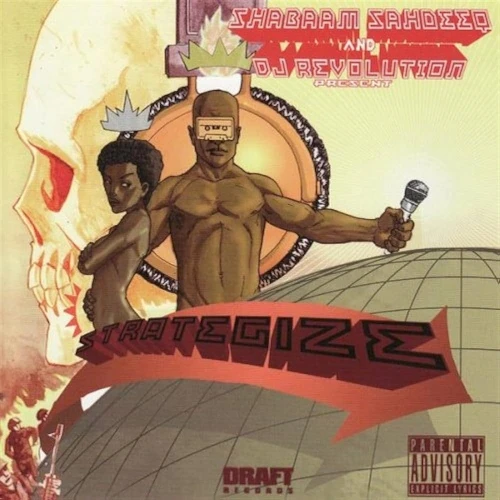 Shabaam Sahdeeq &amp; DJ Revolution - Strategize cover okladka.webp