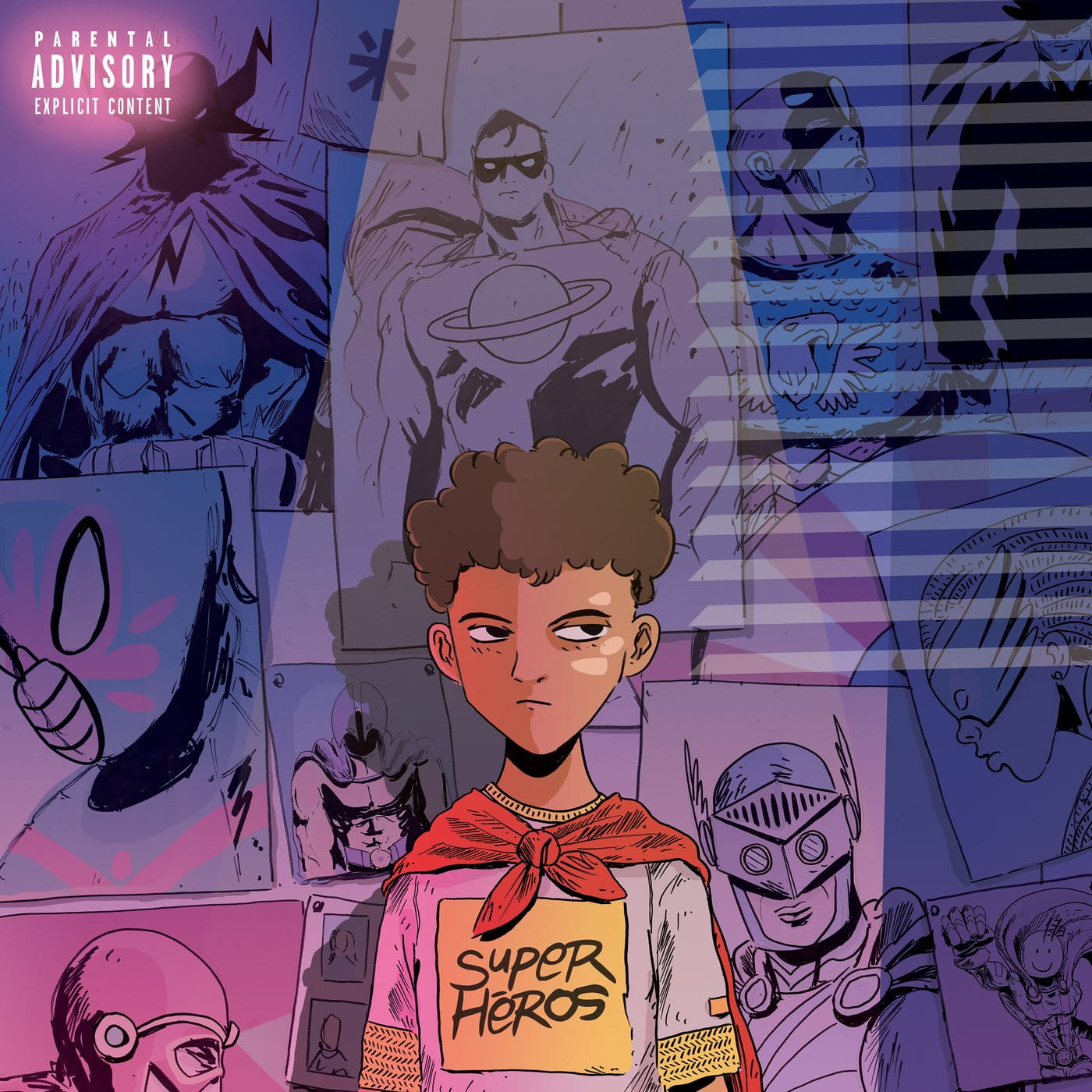 Demi Portion - Super Héros | Winyl